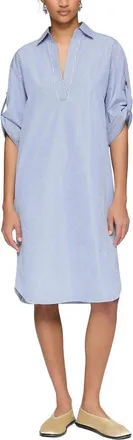 Lafayette 148 New York Tab Sleeve Popover Dress