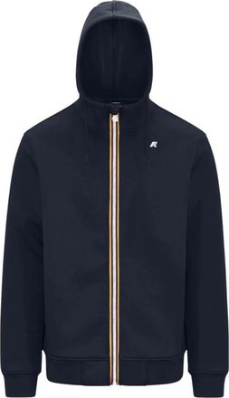 K-Way Rainer Spacer - Heren - Vesten met rits - Blauw - M - Polyester - Hoodies & sweatvesten