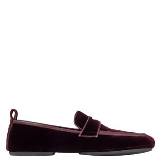 Jimmy Choo London Buxton Velvet Loafers, Brand Size 43.5 ( US Size 10.5 )