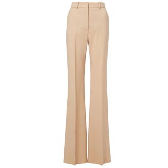 Sportmax Dames, Broeken, Bruin, Maat: S Zijde