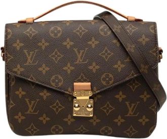 Louis Vuitton Pre-owned Pochette Metis - Dames - Vintage Schoudertas - Bruin - ONE Size - Leer - Vintage