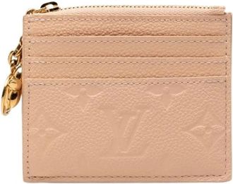 Louis Vuitton Pre-owned Wallets, female, Pink, Size: ONE SIZE Pre-owned Monogram Empreinte Card Case