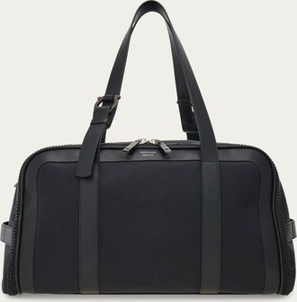 Ferragamo Men Foldable weekend bag Black
