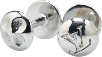 Louis Vuitton Pre-owned Accessories, male, Gray, Size: ONE SIZE Pre-owned Vintage Cufflinks