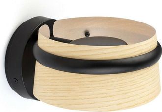 Faro Barcelona Faro loop - Integrated led Wall Light Black, 2700K