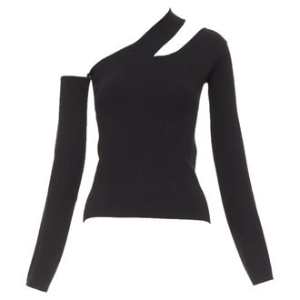 Nanushka Cut Out Long Sleeve Top