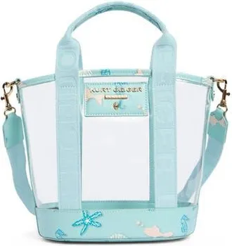 Kurt Geiger Small Hampstead Vinyl Tote in Blue Other at Nordstrom Rack
