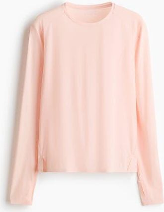 H&M Sports Top With Drymove in Blush at Nordstrom, Size Xx-Large