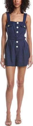 Yumi Kim Georgia Linen-Blend Romper