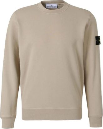 Stone Island Compass-badge Crew-neck Sweatshirt