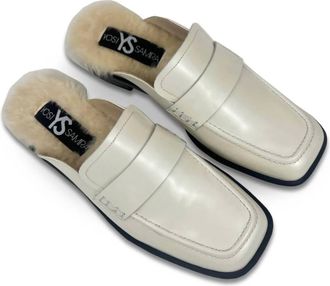 Yosi Samra Womens Odessa Loafer Mule In Bone