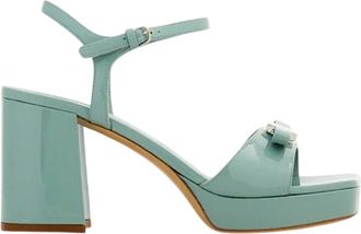 Ferragamo Ferragamo Platform Sandal With Mini Bow, Size 7 C