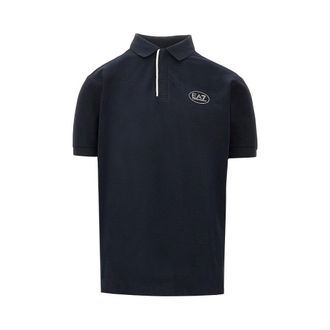 Emporio Armani Stretch piquet polo shirt Man M