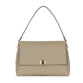 Tory Burch Tory Burch, Shoulder Bags, female, Beige, Size: ONE SIZE Charlie Large Shoulder Bag