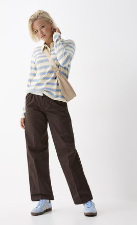 Dickies Womens Twill wide-leg work pant