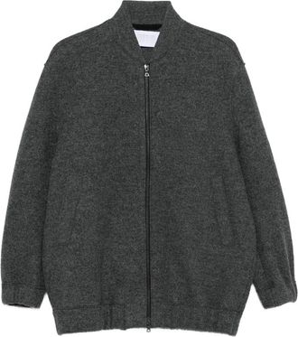 Harris Wharf London Zip-front Bomber Jacket