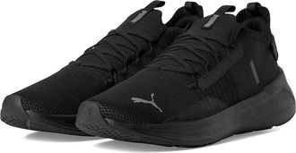 Puma Softride Symmetry Fuzion Sneakers Mens Black Running Shoes GAL596