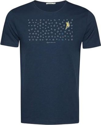 Greenbomb Lifestyle Boulderer Spice T-Shirt T-Shirt f&uuml;r Herren | blau