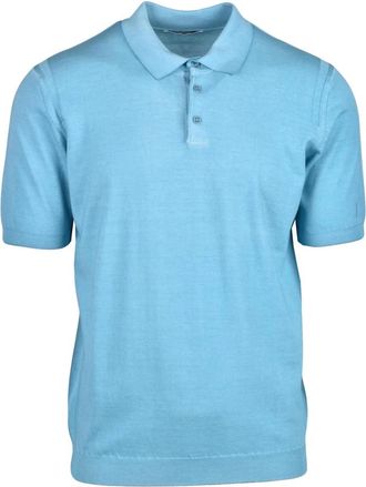 KANGRA Polo in maglia - Heren - Polos - Blauw - 2XL - Katoen - Tops