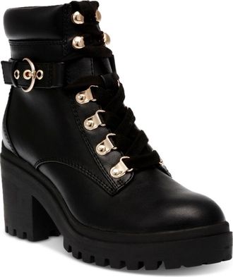 Wildpair Womens Wild Pair Bridgitt Boots Black Platform Block Heel Ankle ZAP2231