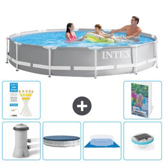 Intex Piscina Prism Frame Redonda - 366x76 Cm - 7-piezas S248
