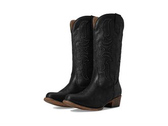 Roper Riley Flextra Cord Cowboy Womens Boots Black : 8.5 B - Medium, Leather