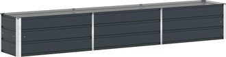 vidaXL Jardinera Antracita 290 X 50 X 45 Cm Acero Galvanizado Vidaxl