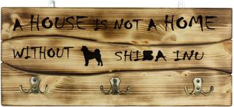 OEM Shiba Inu - Percha Con Perro, Expositor De Medallas, Decoraci&oacute;n Del Hogar De Art-dog