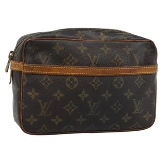 Louis Vuitton Pre-owned Compiegne 23 Clutch Bag - unisex - Louis Vuitton Vintage - Vintage Bags - Brown - ONE SIZE - Pre-owned