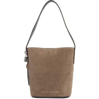 Marc Jacobs Suede Bucket Bag in Concrete at Nordstrom Rack