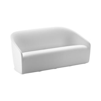Plust Plust - divano settembre polietilene 165X79X70 bianco uso esterno EURO3PLAST