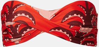 Johanna Ortiz Top bikini con stampa