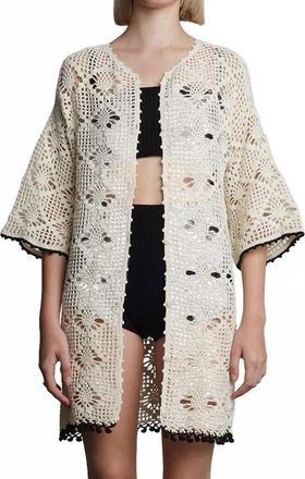 Eleven Six Violet Crochet Cover Up In Ivory