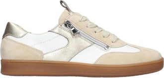 Waldl&auml;ufer H-Daisy - Dames - Sneakers - Beige - 38 1/2 EU - Leer - Schoenen