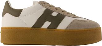Hogan H698 Allacciato H Sneakers - Dames - Sneakers - Wit - 36 EU - Leer - Schoenen