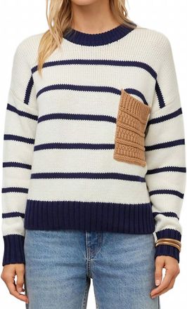 Fifteen Twenty Lucia Crewneck Sweater In Multi