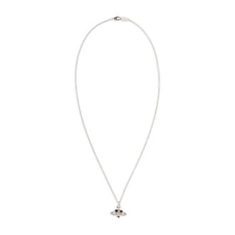 Vivienne Westwood Necklaces, female, Gray, Size: ONE SIZE Diamante Heart Pendant