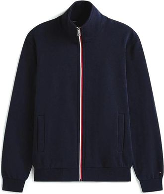 Tommy Hilfiger Felpa - Heren - Vesten met rits - Blauw - XS - Hoodies & sweatvesten