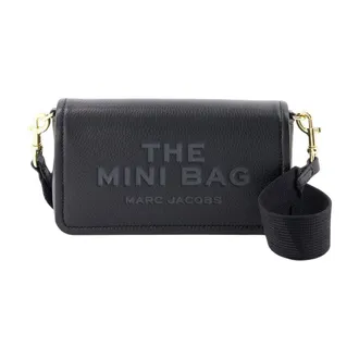 Marc Jacobs Womens Leather Crossbody Bag Black Cowhide