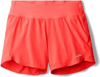 Brooks Womens Chaser 5 Shorts 2.0 Orange XS