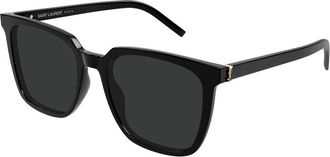 Saint Laurent SL M146/K Asian Fit 001 Womens Sunglasses Black Size 56