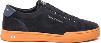 Baldinini Su&egrave;de Leren Sneakers - Heren - Sneakers - Blauw - 42 EU - Su&egrave;de - Schoenen