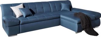 Domo Collection Ecksofa »Mona L-Form« wahlweise mit Bettfunktion