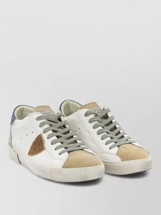 Philippe Model leather lace-up sneakers
