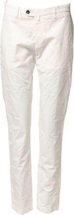 BRIGLIA 1949 Cotton Straight Fit Chino Trouser Womens Pants (Pre-Owned)