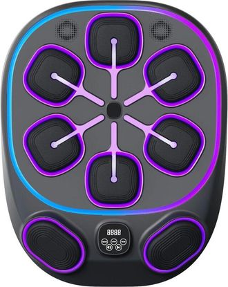 OEM M&aacute;quina De Boxeo Musical Bluetooth Gen&eacute;rica Para Adultos, 9 Modos De Velocidad Y Modo De Conteo, M&aacute;quina De Entrenamiento Electr&oacute;nica Led Para Montaje