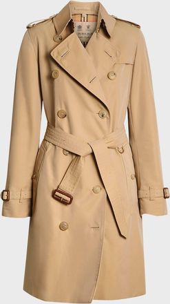 Burberry Kensington Heritage Belted Trench Coat