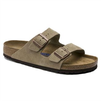Birkenstock Womens Arizona Sandal In Taupe