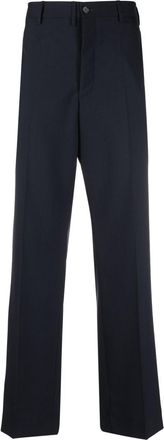 Marni high-rise tailored trousers - men - Cotton/Polyamide/Virgin Wool - 46 - Blue
