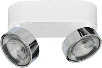 Rossini Illuminazione Hole Applique E Plafoniera Led 13w 3000k Cri90 Bianco/cromo - Lampada Da Soffitto E Parete In Alluminio Pressofuso - Rossini Illuminazione